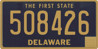 DE license plate 508426