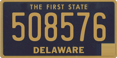 DE license plate 508576