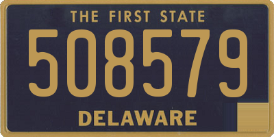 DE license plate 508579