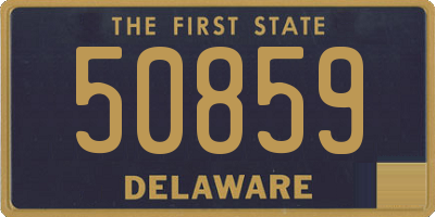 DE license plate 50859