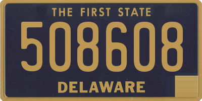 DE license plate 508608