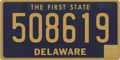 DE license plate 508619
