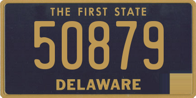 DE license plate 50879