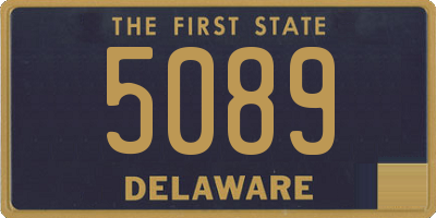 DE license plate 5089