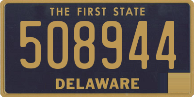 DE license plate 508944