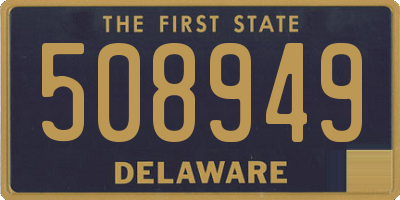 DE license plate 508949