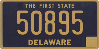 DE license plate 50895
