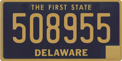 DE license plate 508955