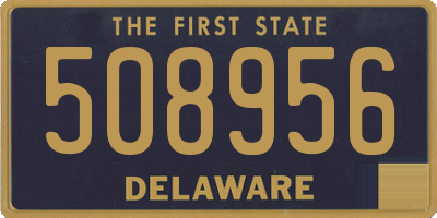 DE license plate 508956