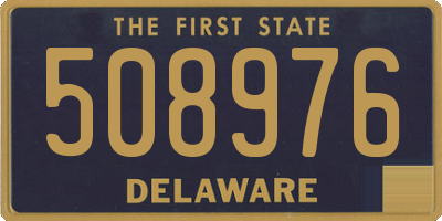 DE license plate 508976