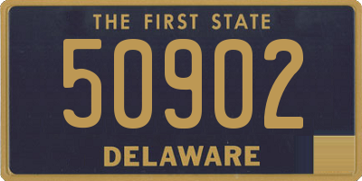 DE license plate 50902