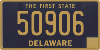 DE license plate 50906