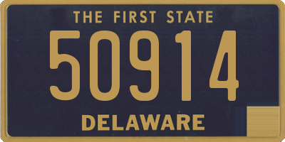 DE license plate 50914