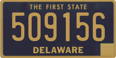 DE license plate 509156