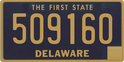 DE license plate 509160