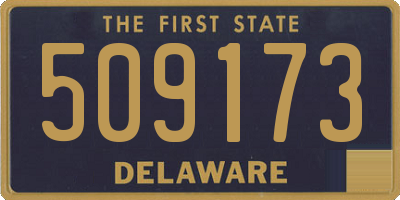 DE license plate 509173