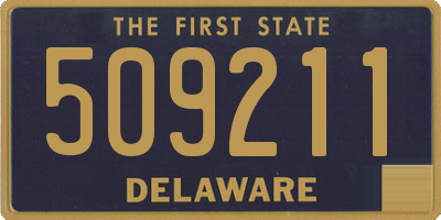 DE license plate 509211