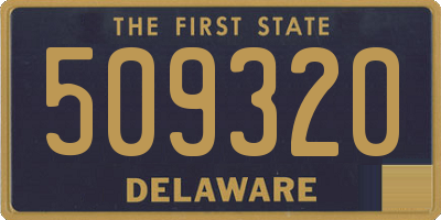 DE license plate 509320