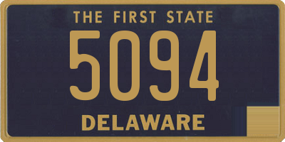 DE license plate 5094