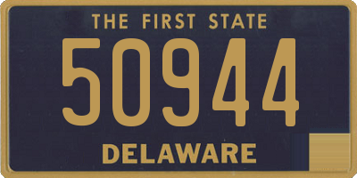 DE license plate 50944