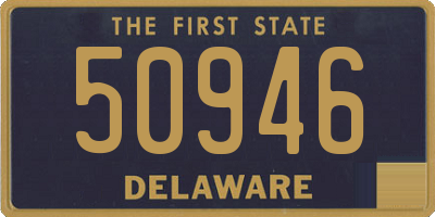 DE license plate 50946