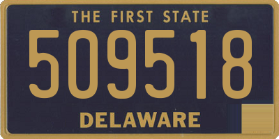 DE license plate 509518