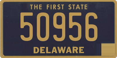 DE license plate 50956