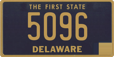 DE license plate 5096