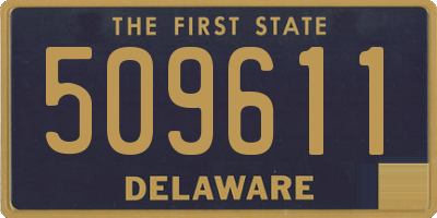 DE license plate 509611