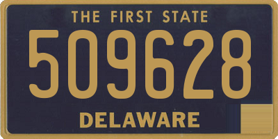 DE license plate 509628