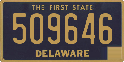 DE license plate 509646