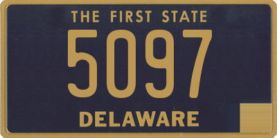 DE license plate 5097