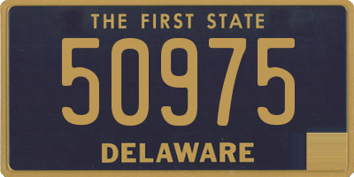 DE license plate 50975