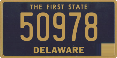 DE license plate 50978