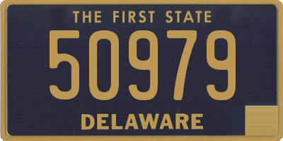 DE license plate 50979