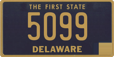 DE license plate 5099