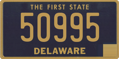 DE license plate 50995