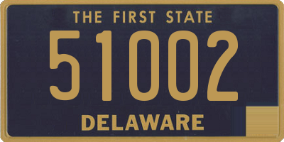 DE license plate 51002