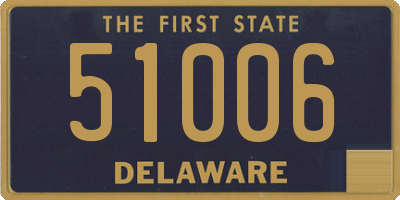 DE license plate 51006