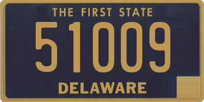 DE license plate 51009