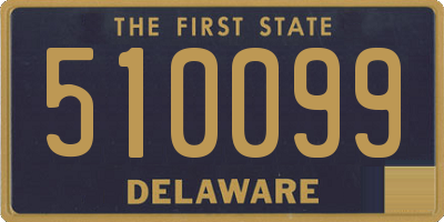 DE license plate 510099