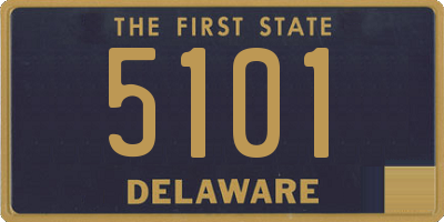 DE license plate 5101