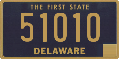 DE license plate 51010