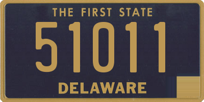 DE license plate 51011