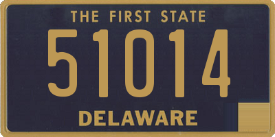 DE license plate 51014