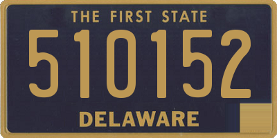 DE license plate 510152
