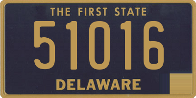 DE license plate 51016