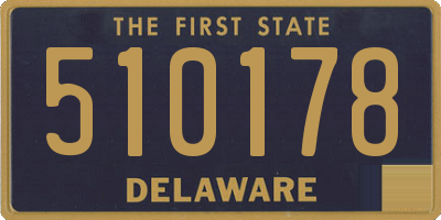 DE license plate 510178