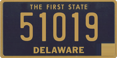 DE license plate 51019