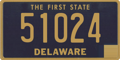 DE license plate 51024